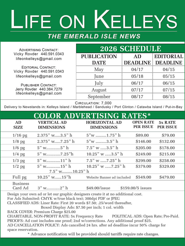 2026-Schedule and Rates